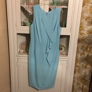 Beautiful light blue dress.